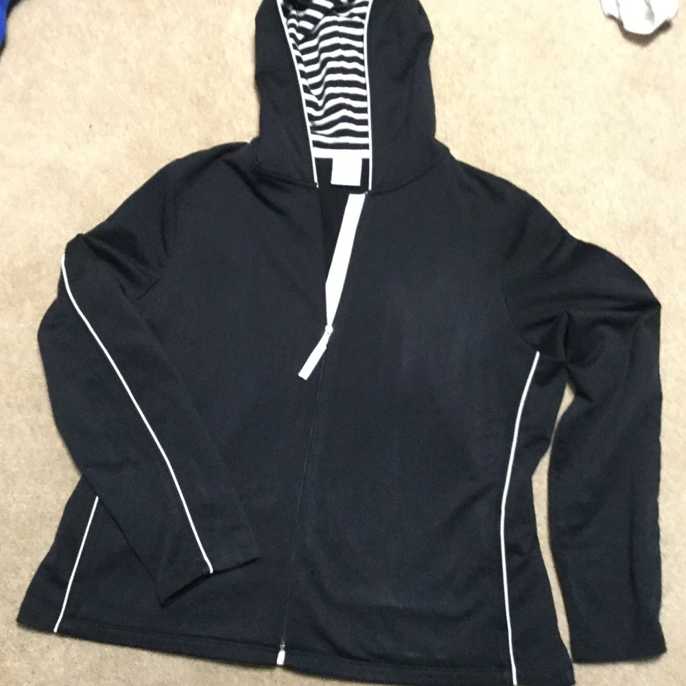 🍀Emma James Black hooded Jacket